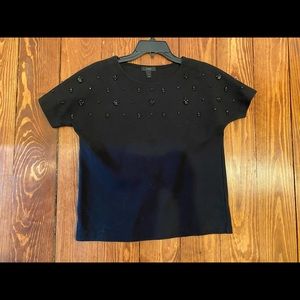 J.Crew Beaded Dolman Sleeve Top